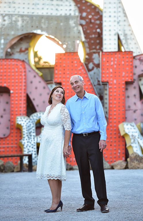 Cheri Kent Wedding Neon Museum Las Vegas
