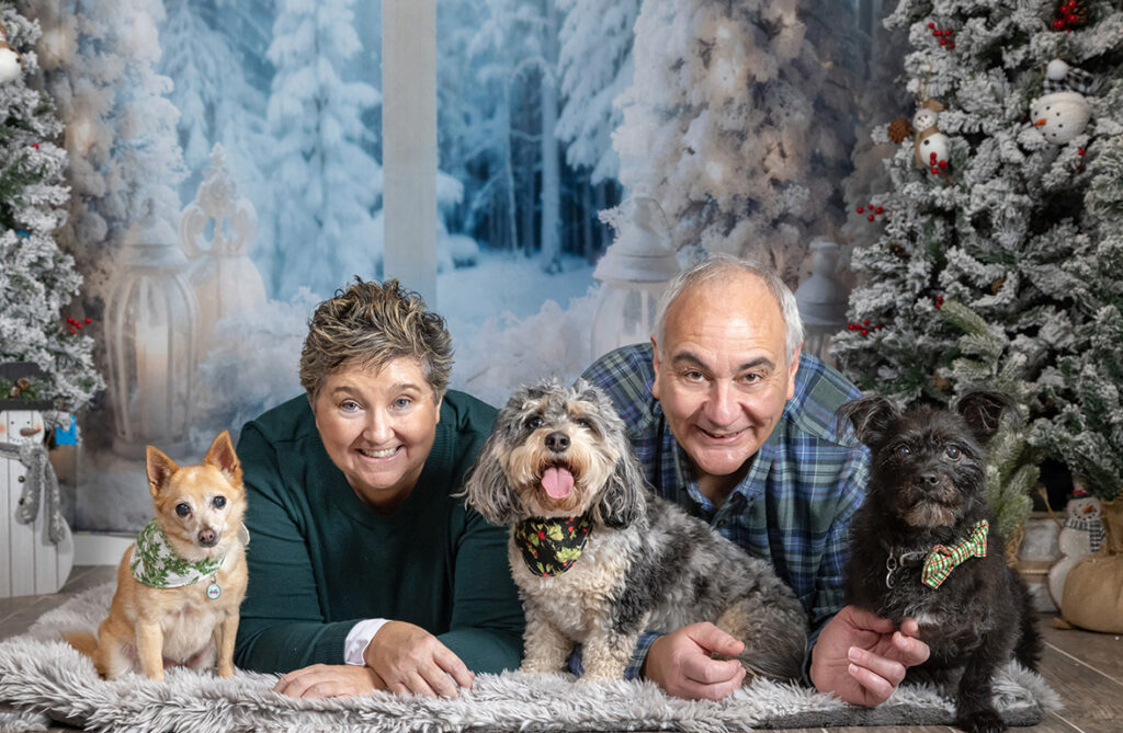 My family at Christmas
