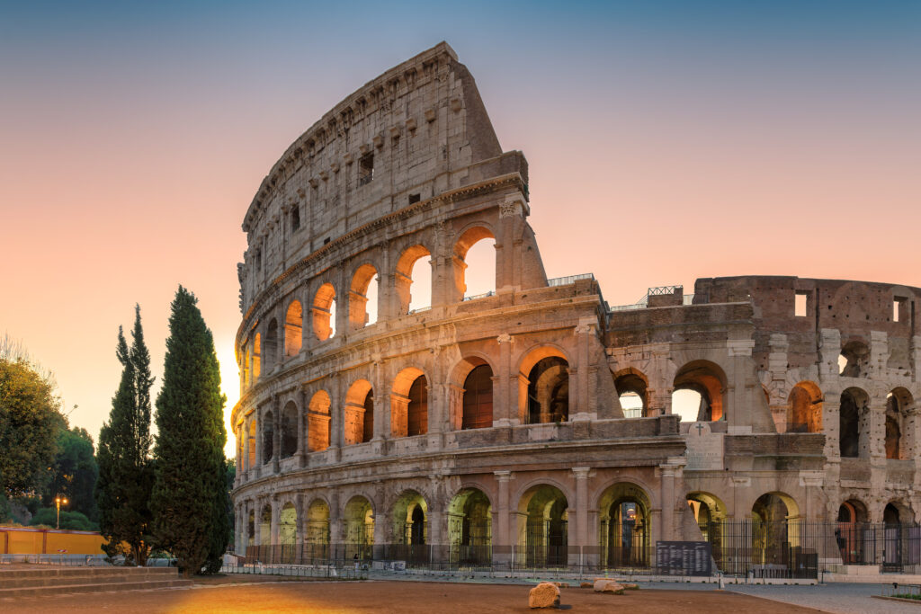 Colosseum at Sunrise, Rome, Italy