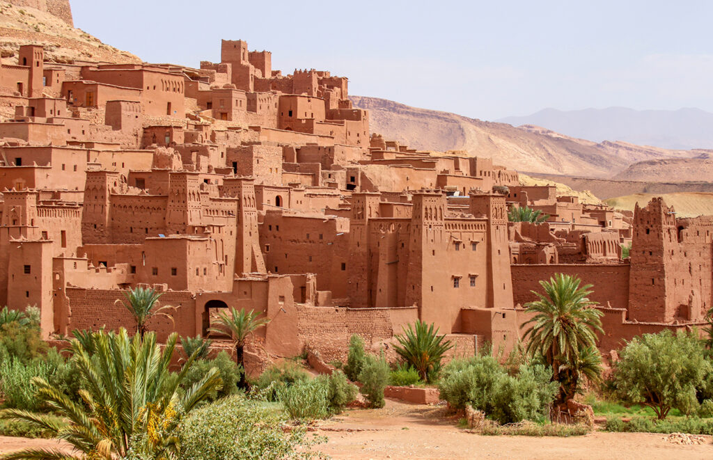 Ait Benhaddou, an ancient fortress city in Morocco