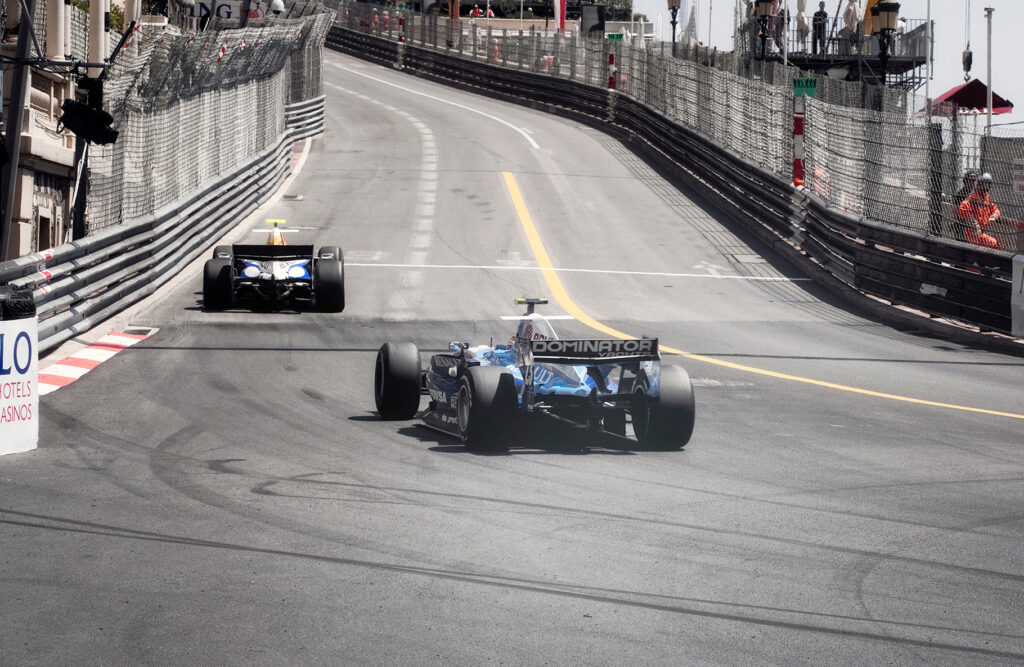 Formula 1 racing at the Grand Prix of Monaco.